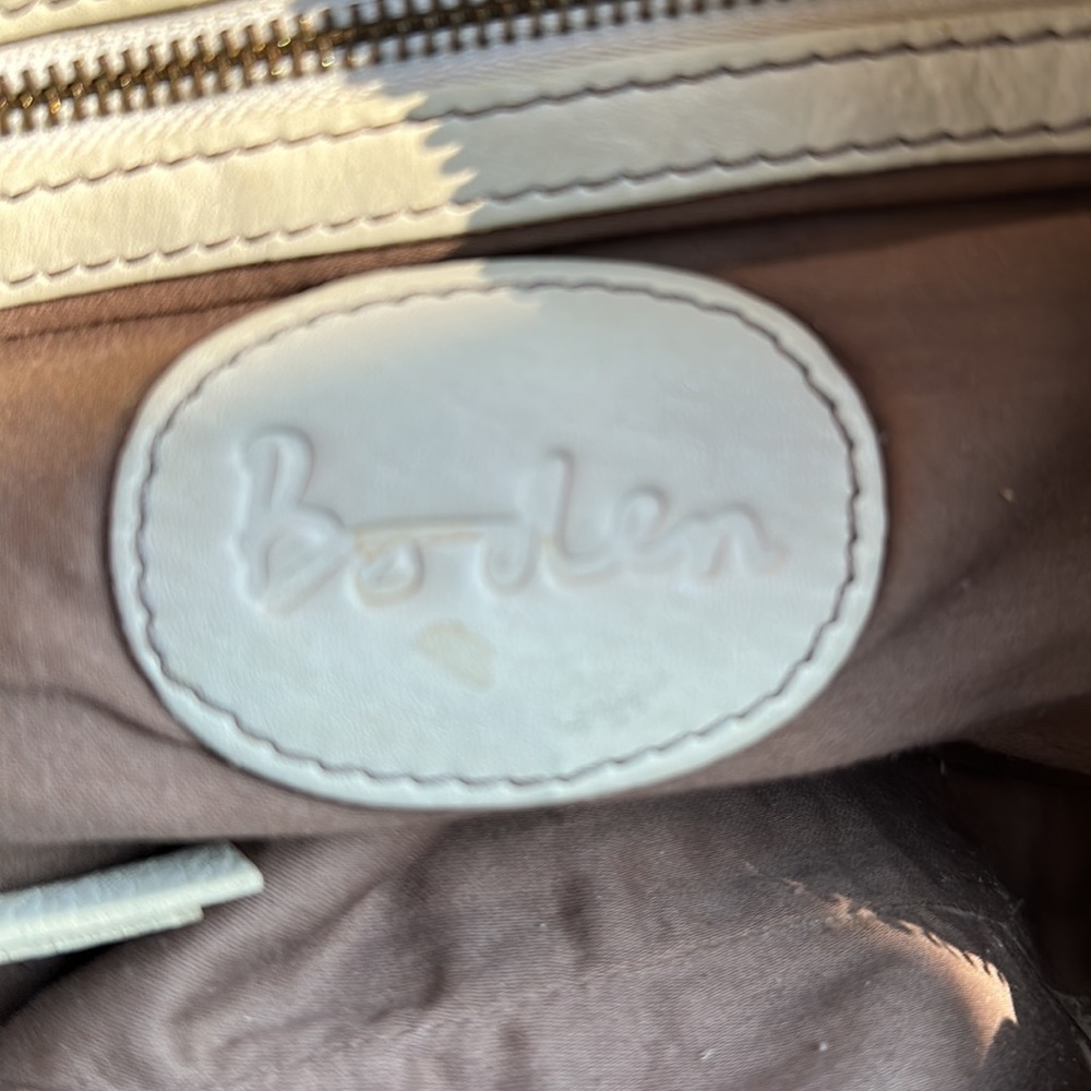 Boden White Leather Shoulder Handbag Purse Bag - Picture 7 of 8